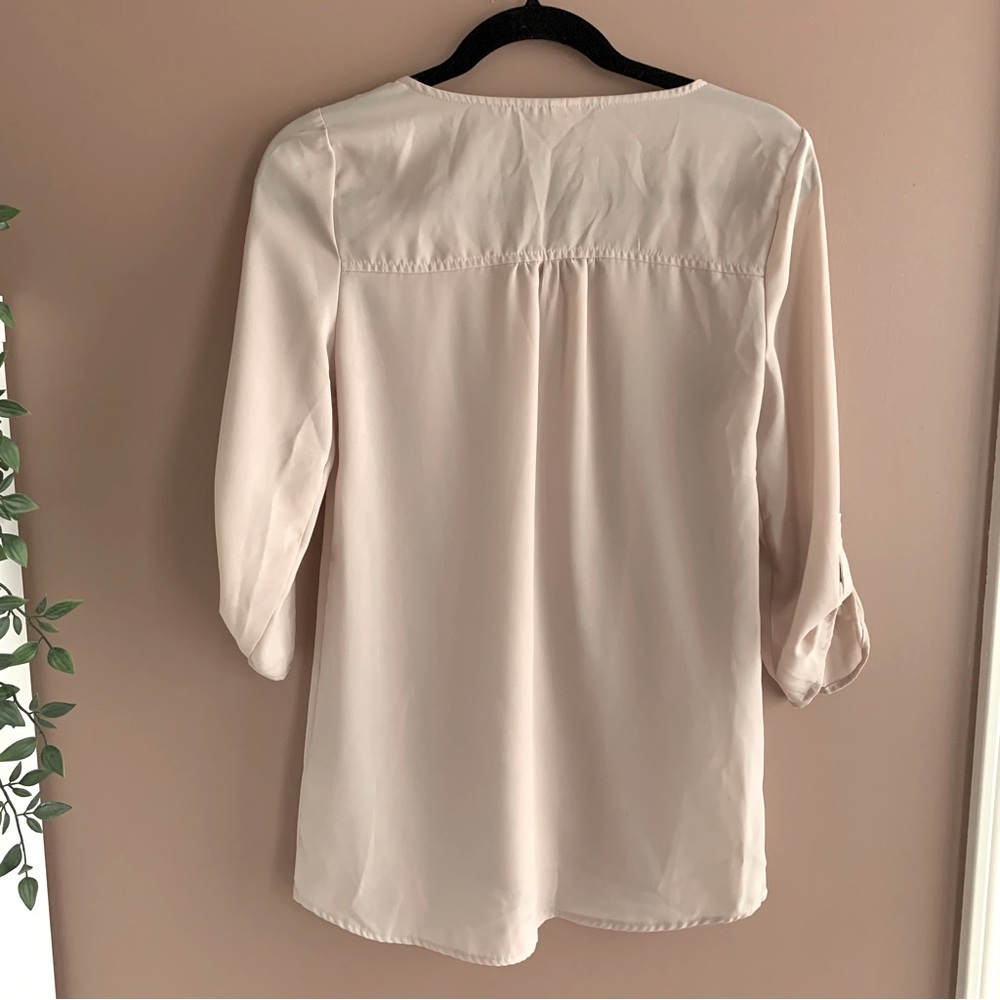 Maurice’s studio y beaded neckline blouse size small - Picture 2 of 9